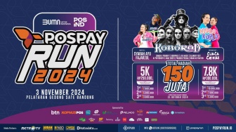 Pospay Run 2024 Bakal Hadir di Gedung Sate, Hadiah Total Rp150 Juta & Doorprize Menarik Menanti!