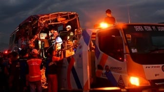 Bus Angkut Pelajar Asal Bogor Kecelakaan di Tol, Empat Orang Meninggal Dunia