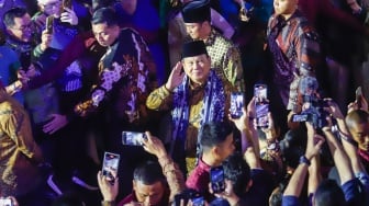 Potret Prabowo dan Gibran Hadiri Perayaan Natal Nasional 2024