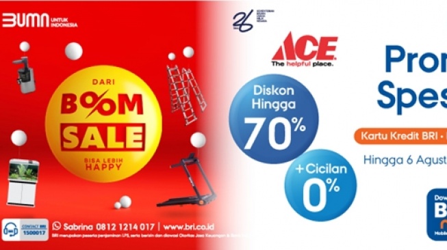 Banyak Banget Promonya, ACE Hardware Hadirkan BOOM Sale Pakai BRI